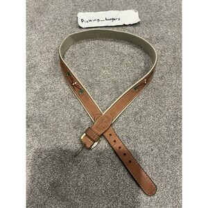 Zeppelin golf themed belt featuring embroidered Men's Size 38